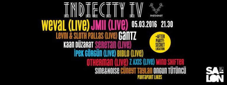 IndieCity IV Bu Sene 5 Mart Tarihinde Salon İKSV’de!