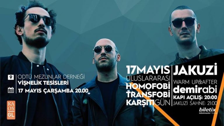 Jakuzi “17 Mayıs Homofobi ve Transfobi Karşıtı Gün” Kapsamında Ankara’da!