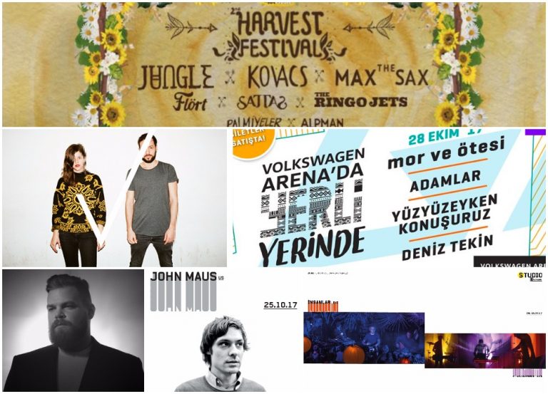 BBI Haftanın TOP 5 Konseri (23-29 Ekim 2017)