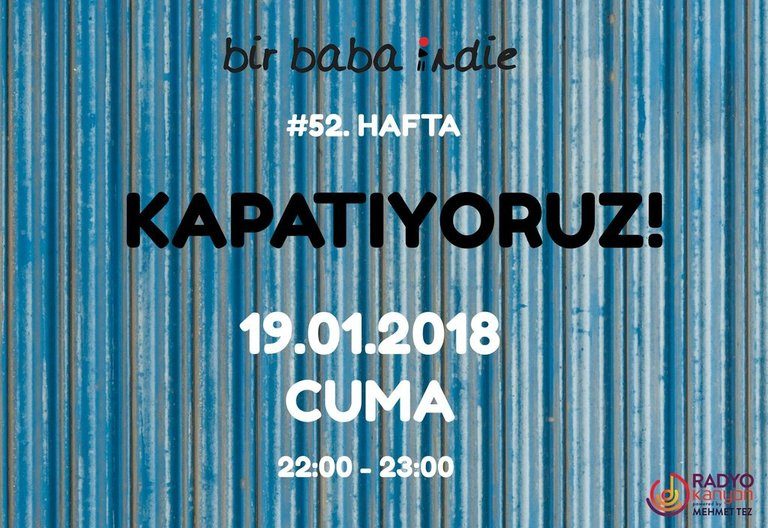 KAPATIYORUZ: Radyo Kanyon’daki 52. ve Son Programımız