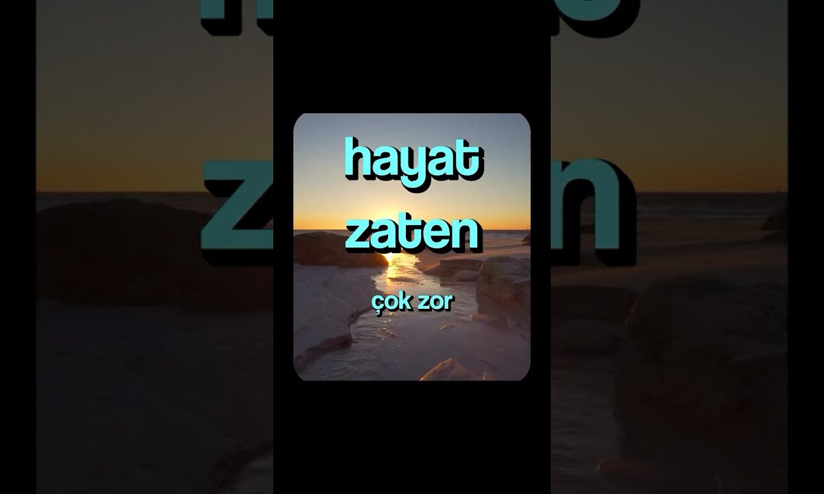 Hayat linçlemek için çok kısa