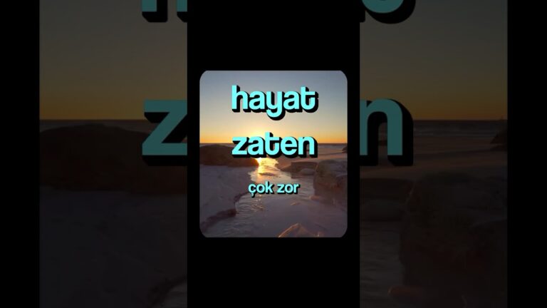 Hayat linçlemek için çok kısa