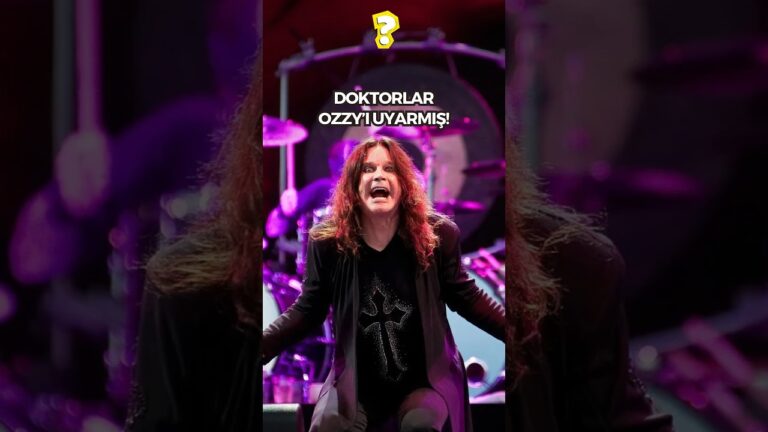 Doktorlar Ozzy Osbourne’a son konserinin hayatına mal olabileceğini söylemiş!